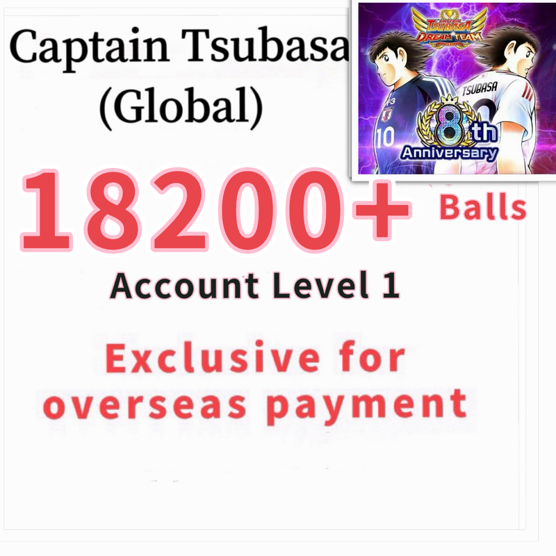 Captain Tsubasa Global International Server Initial Account