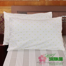 Foreign trade cotton gongsatin European student dormitory single pillowcase 50*70 wave point pair household cotton pillowcase