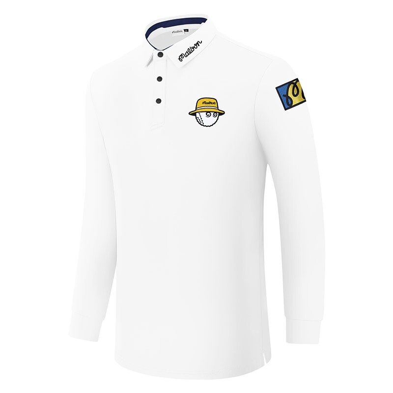 Golf Men's Long-Sleeved Polo Shirt, Fashionable, Versatile, Breathable, Quick-Drying Sports Clothing, Men's Golf Clothing Golf Men's Long-Sleeved Polo Shirt, Fashionable, Versatile, Breathable, Quick-Drying Sports Clothing, Men's Golf Clothing