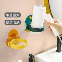 Hand-free Punch-Free Hair Dryer Shelf Bracket Mesh Red Electric Hair Dryer Containing Shelf Placement of Wind-Dryer God