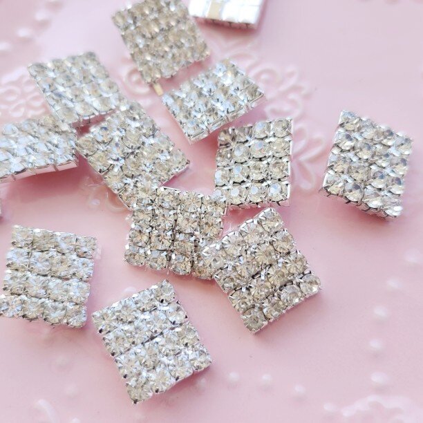 1311 173 Silver A-grade water drill metal button 15 approximately 2 3 cm accessories