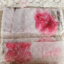 DF986 ultra-wide root yarn bilateral embroidered lace about 12 m wide for about 42-44cm