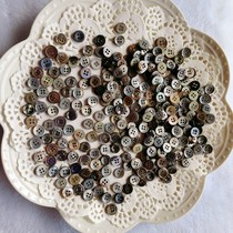 571 Natural Shell Buckle Diy Clothing Material Handmade Accessories about 1 to 1 2 cm