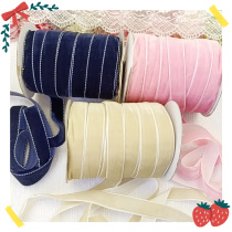 378 whole bucket 50 yards jumper flocking velvet belt DIY bow hair decoration material accessories