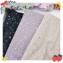 985 diy Star Moon sequin mesh gauze fabric doll clothing accessories