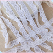 807 whole roll of white outer single elastic lace lace with approx. 3 cm clothing handmade material