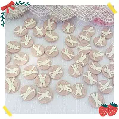 462 package about 35 a fen lv rong pi bow hair accessories hairclip DIY handmade materials accessories