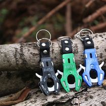 Outdoor climbing buckle portable spring buckle key buckle Tiger buckle Self-driving tour climbing bag hanging buckle Quick hanging buckle dog chain buckle