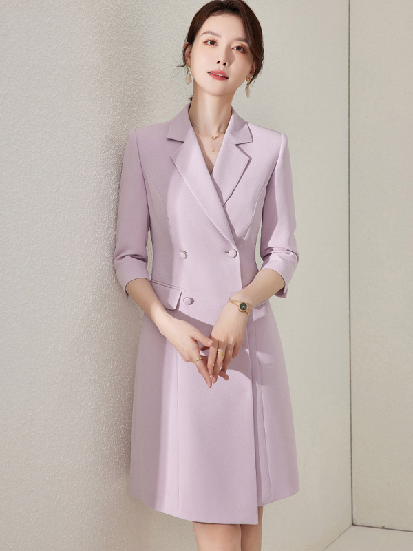 Host Professional Attire Dress Female Speech Contest Dress Art Exam Broadcasting Interview Formal Suit Dress