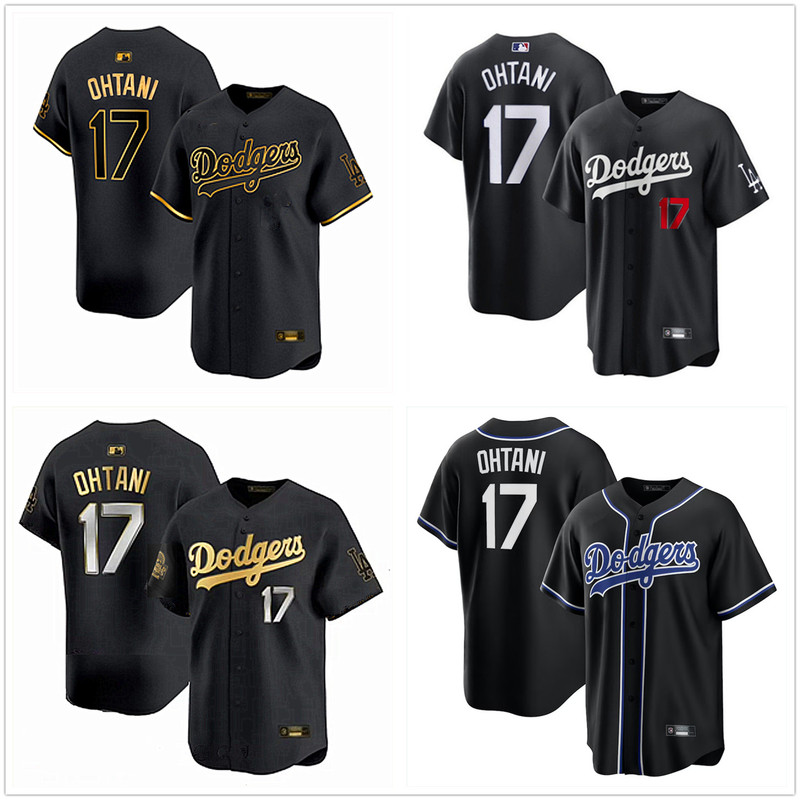 New Los Angeles Dodgers 17 #   Ohtani Daigaku Shouhei Men's and Women's Baseball Uniforms Kidsren's Embroidered Jerseys