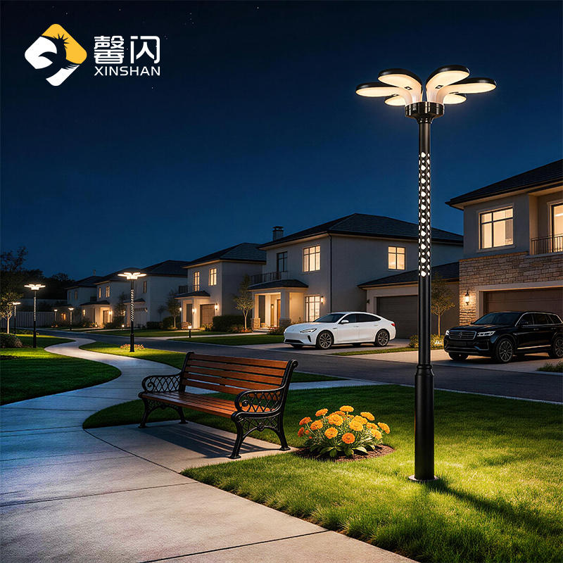 Solar Garden Light Integrated Household Street Light Community Villa Landscape Light Park High Pole Light 2026 New Model