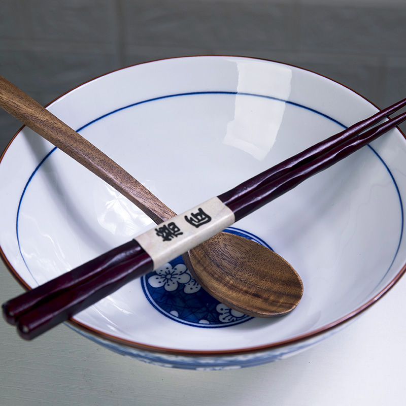 Four seasons and Japanese under the glaze color cutlery set porcelain bowl rainbow such as bowl bowl dish run dishes home eat bread and butter