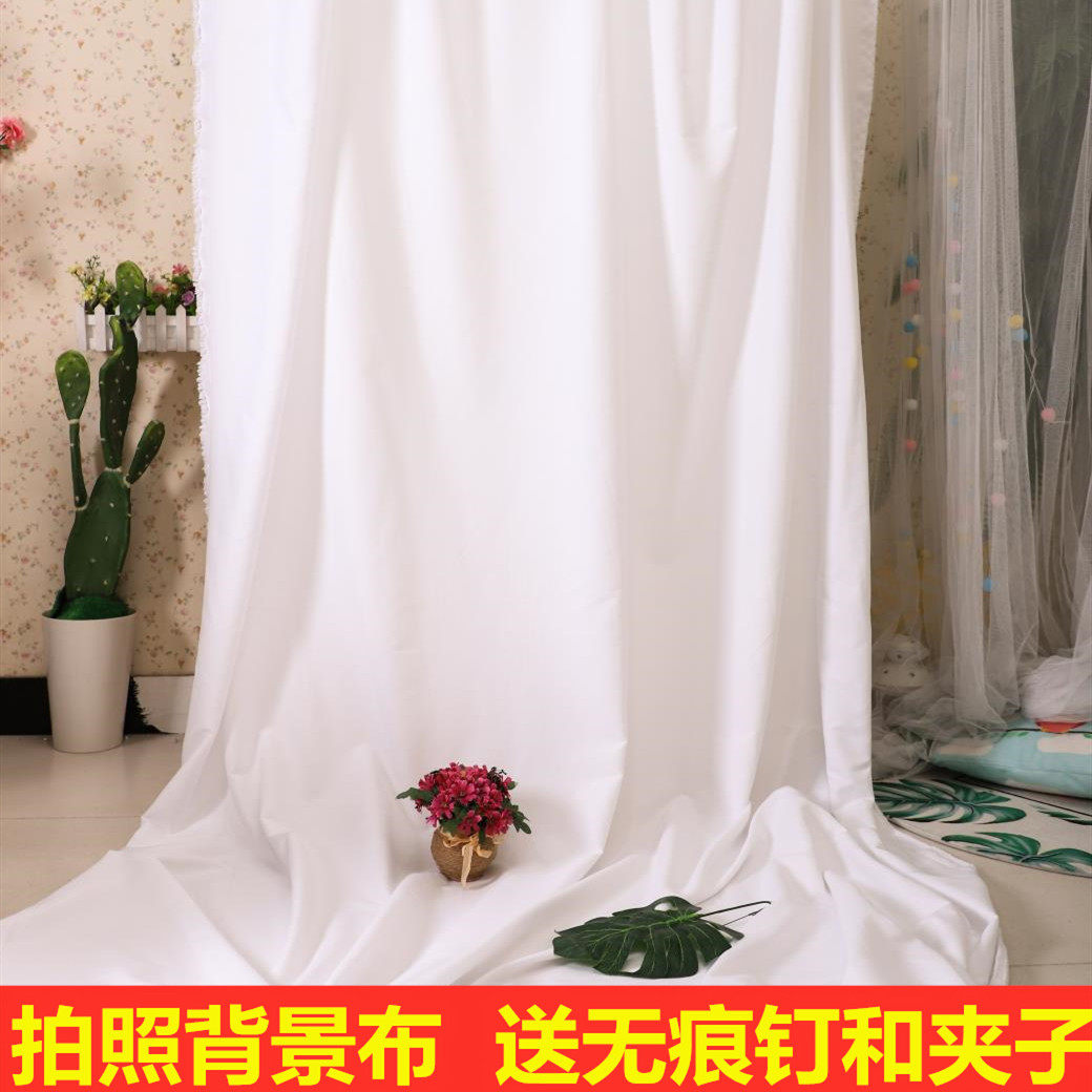White Background Cloth Children Photography Ins Hanging Fabric Red Live Background Wall Decoration Bujing White Cloth Photo Props