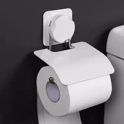 Haoliya powder room toilet paper box Toilet tissue box Creative suction cup tissue holder Bathroom waterproof toilet paper box