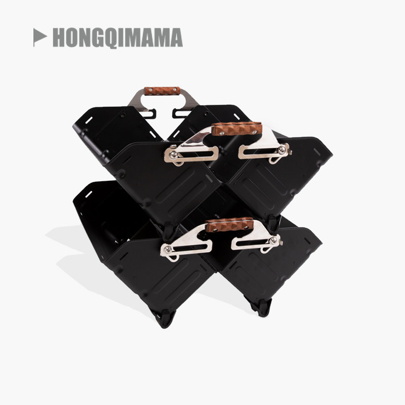 Outdoor camping can be stacked with multifunctional containing containing box 25L back-up box containing box plated zinc plate