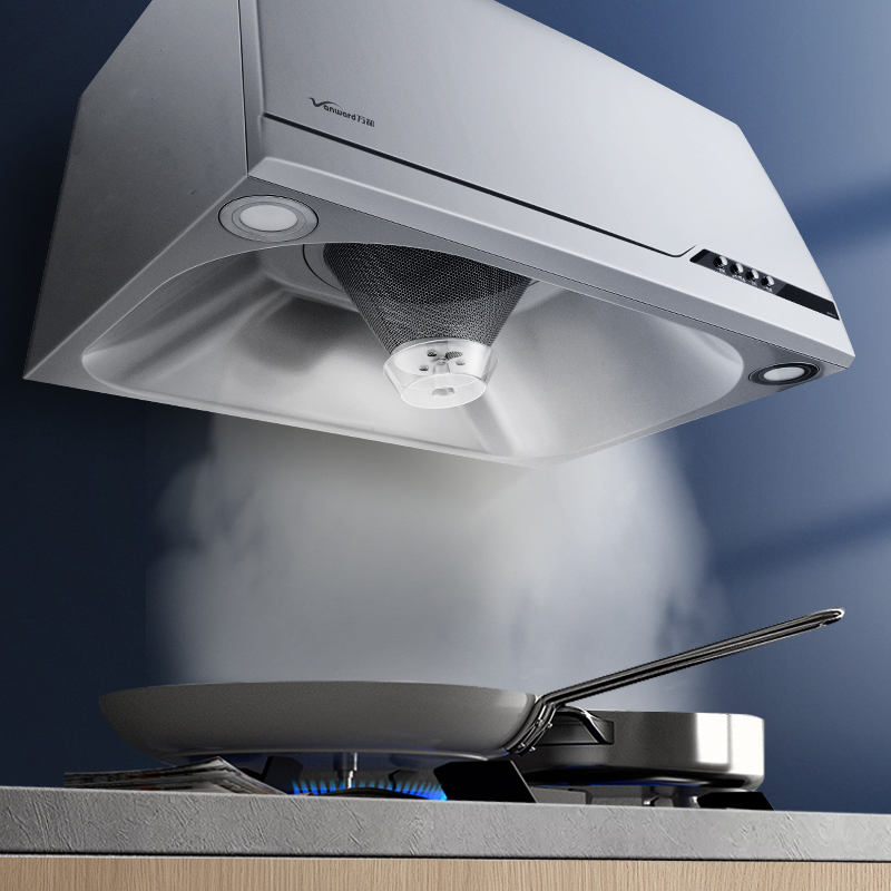 Wanhe H05 large suction Chinese style top suction wallmounted old