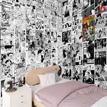 Poplar English anime 21x30cm 20 30 40pcs manga wall sticker