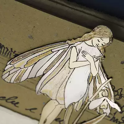 Italian Silverleaf Silver Leaf Bookmarks Sterling Silver Bookmarks Handmade Fairy Fairy