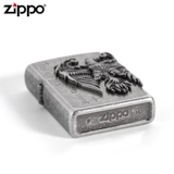 Оригинальный счетчик подлинный Zippo Zhibao более легкие права Орл Орла старых древних серебряных наклеек, искренние зажигалки