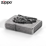 Оригинальный счетчик подлинный Zippo Zhibao более легкие права Орл Орла старых древних серебряных наклеек, искренние зажигалки