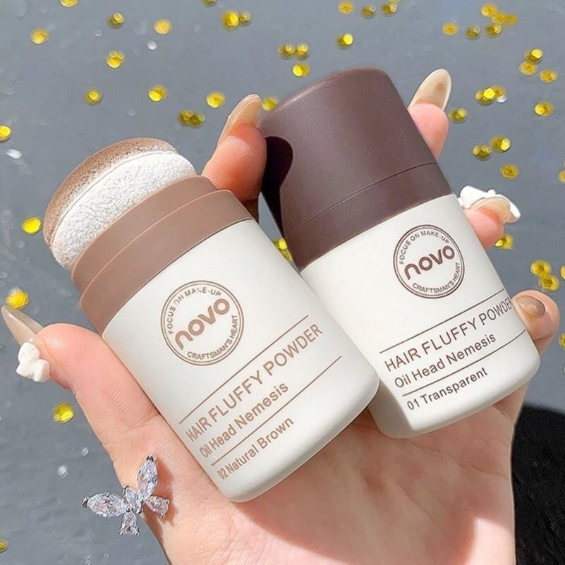 Fluffy powder oil head oil greasy deity free of washing hair to oil and sea fluffy powder natural dry hair control oil bulk powder novo