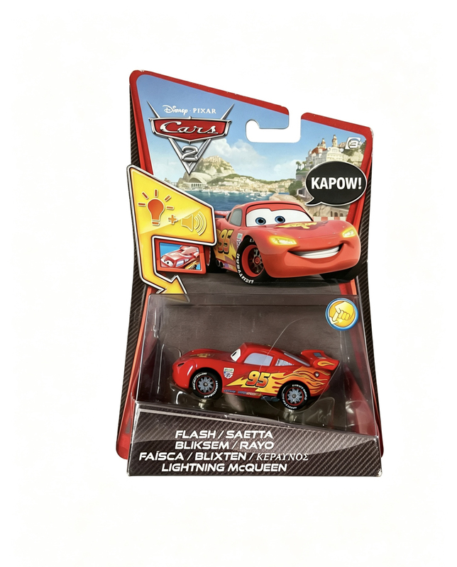 Mattel Exclusive Lightning Mcqueen Cars 2 Light-Up and Sound Alloy Car Model Toy Mattel Exclusive Lightning Mcqueen Cars 2 Light-Up and Sound Alloy Car Model Toy