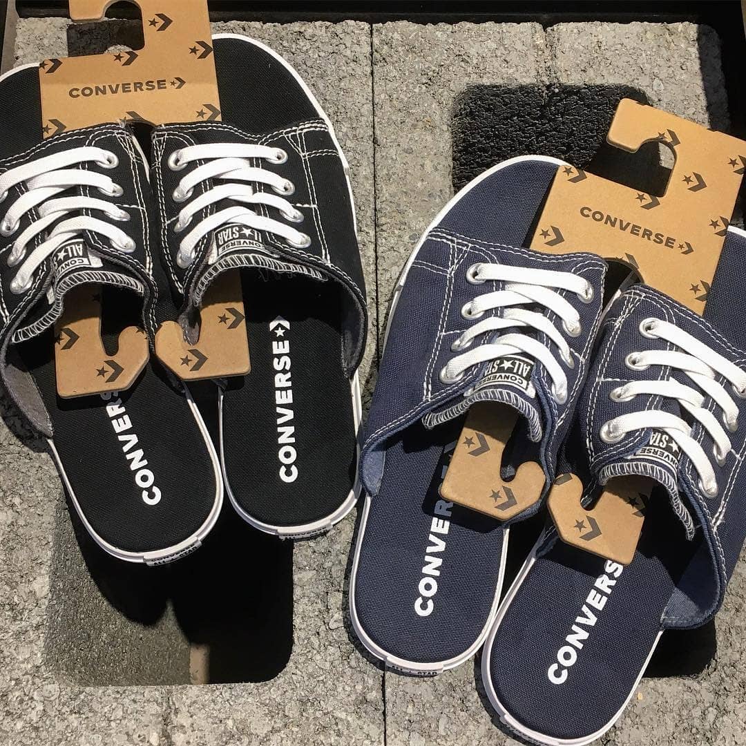 Converse Converse Mùa hè mới đen Tây Tạng xanh nam và nữ đôi mẫu giày vải dép dép dép 150247c - Dép thể thao giày dép nữ