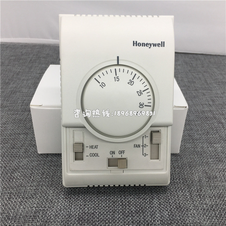 Honeywell Central Air Conditioning Thermostat T6373Bc1130 Temperature Control Switch Panel
