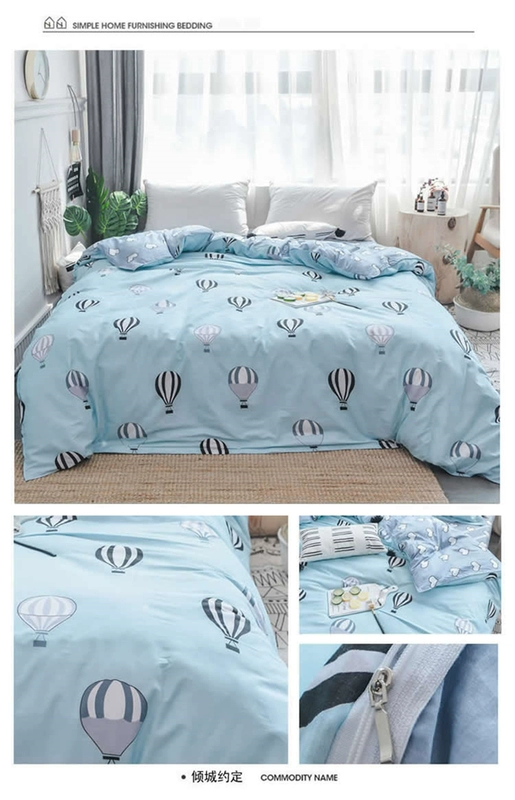 Mùa hè 100% cotton quilt cover đơn 1.5m1.8m 2.2 * 2.4 cotton quilt cover đôi 200X230c