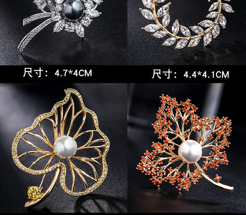 Trâm nữ pin nhỏ Hàn Quốc thời trang sang trọng không khí chất lượng trâm cài cố định huy hiệu