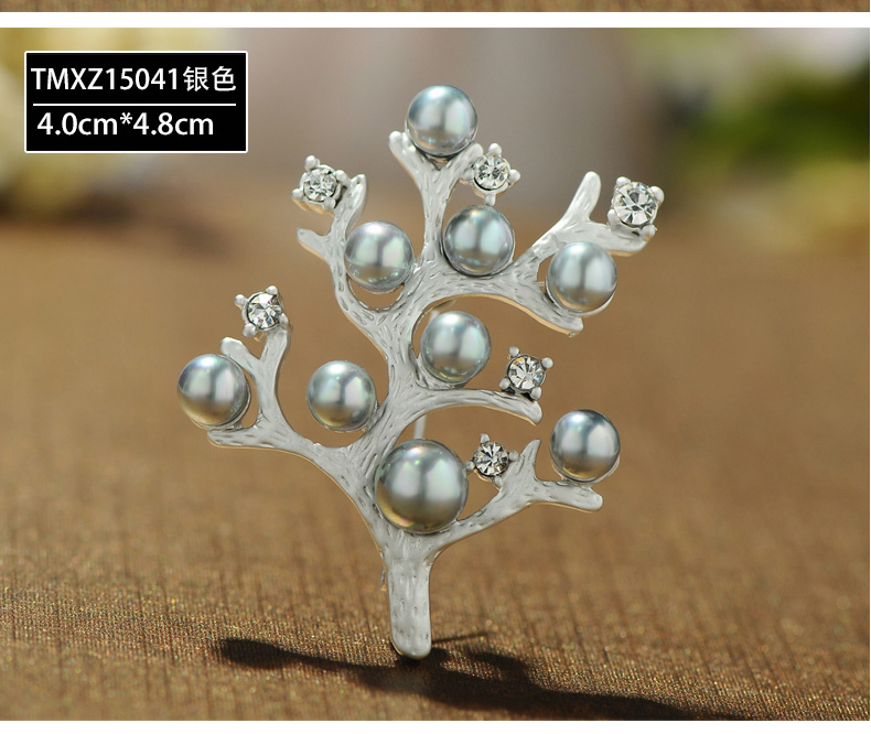 Lan Ting trang trí tốt với giả ngọc trai hoa trâm phù hợp với trâm cài váy trâm cài thời trang Hàn Quốc pin phụ kiện - Trâm cài huy hiệu cài balo