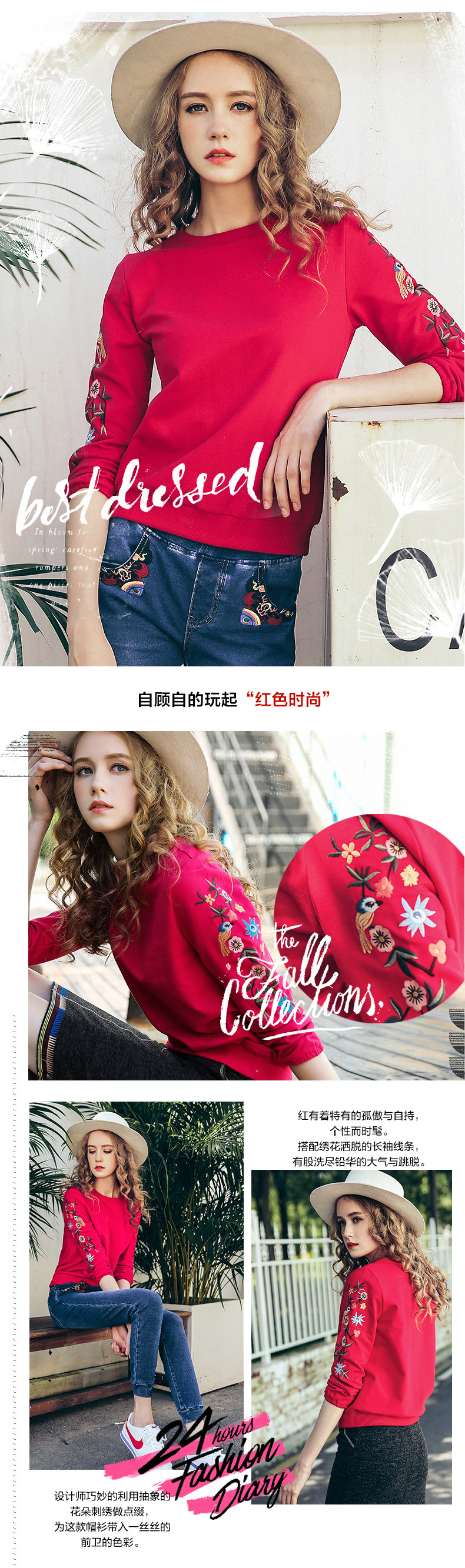 Sweatshirt femme - Ref 3216425 Image 20