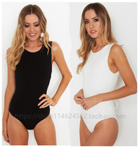 Sexy adult INS wide shoulder net red with the same cotton small round triangle one-piece camisole inside the top female