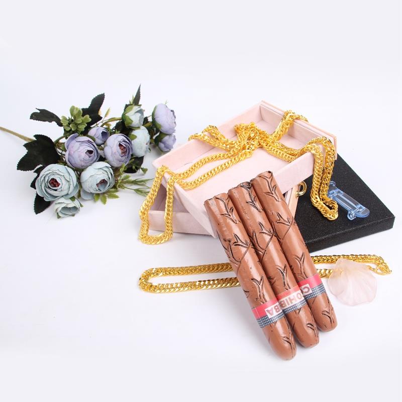 Emulated cigar COHIBA high Hibar cigar fake cigar resin model Cigar cigarette shooting cosplay props