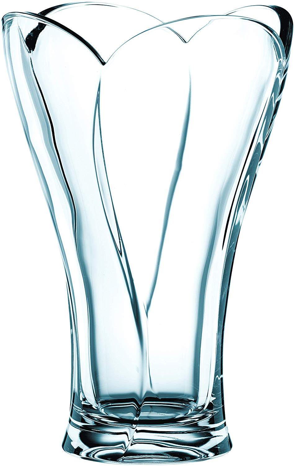 Nachtmann Vase Calipso 10-inch crystal vase decorated for the fittings