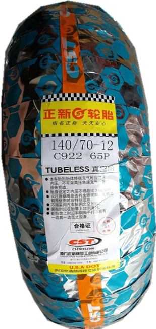 Zhengxin vacuum tire 120 130 140-70-12 Devil pattern small monkey big doll front and rear vacuum tire