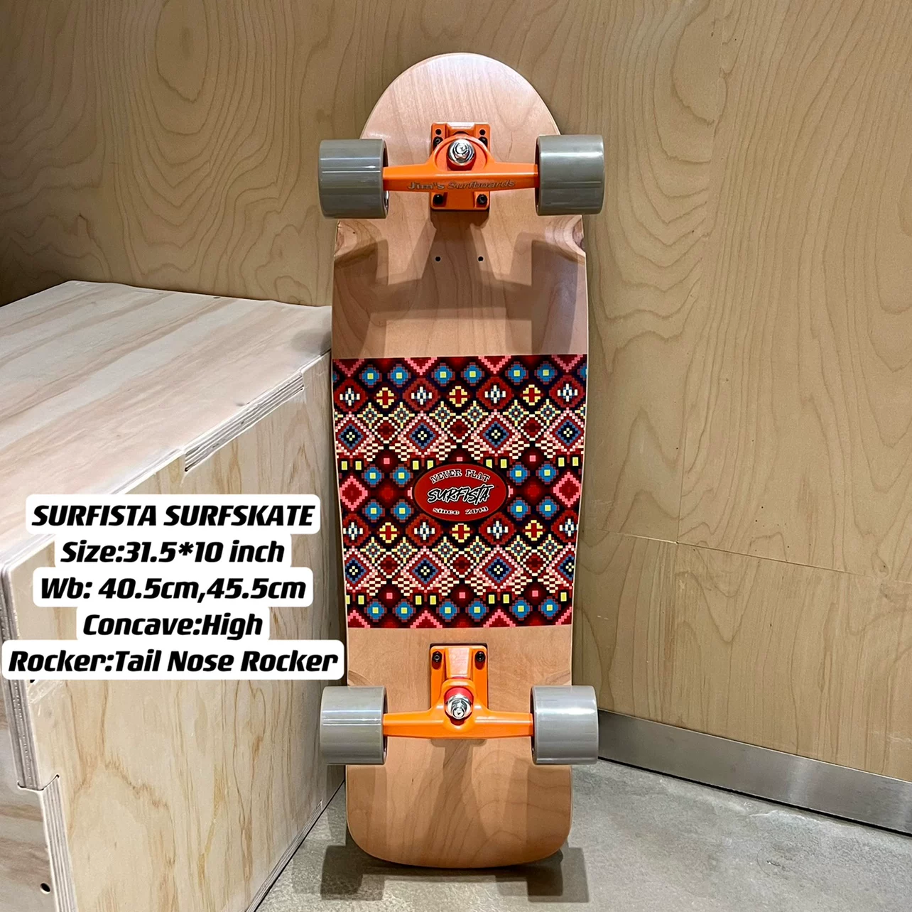 SURFISTA Land Surf Skateboard CX4 SurfSkate CX4 Truck