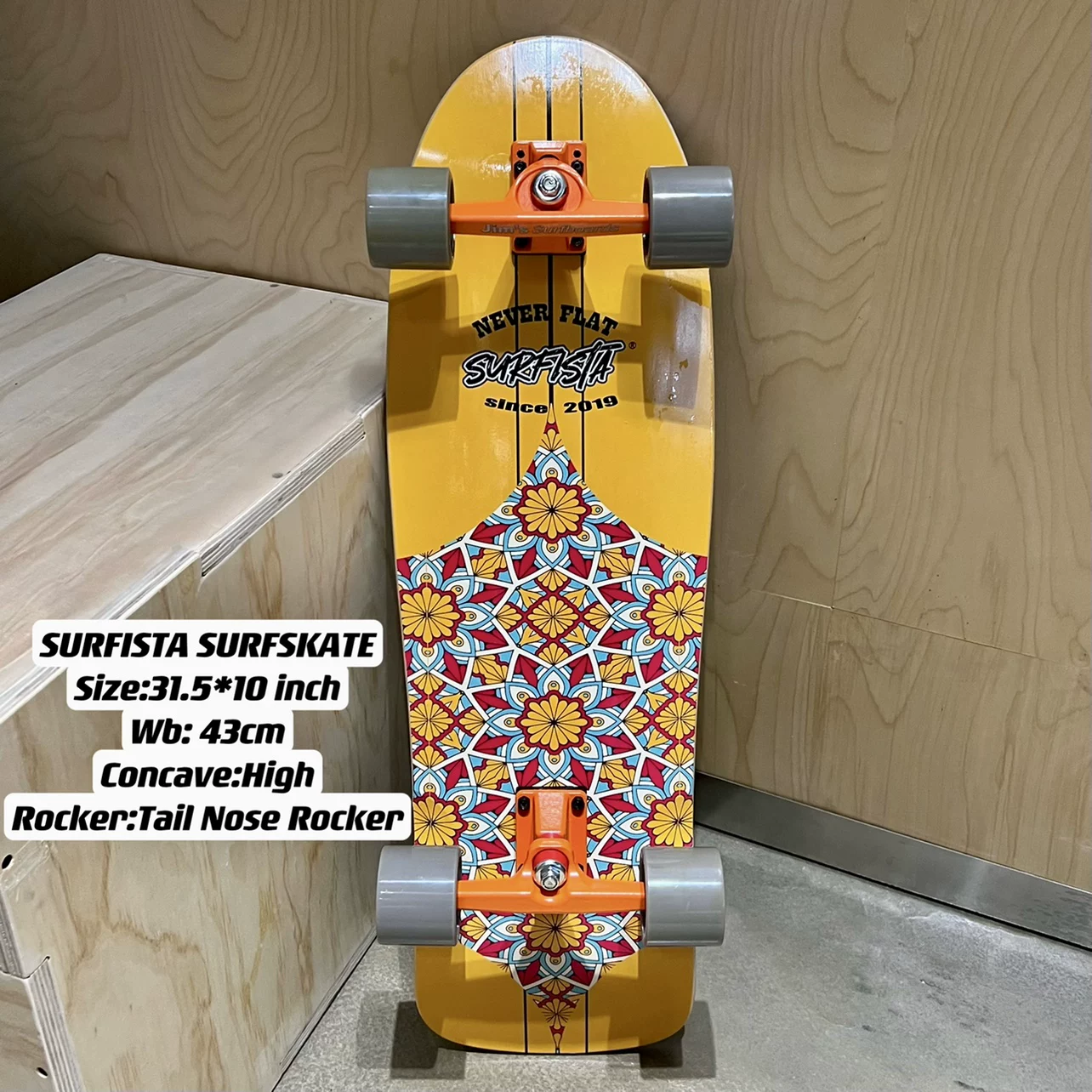 SURFISTA Land Surf Skateboard CX4 SurfSkate CX4 Truck