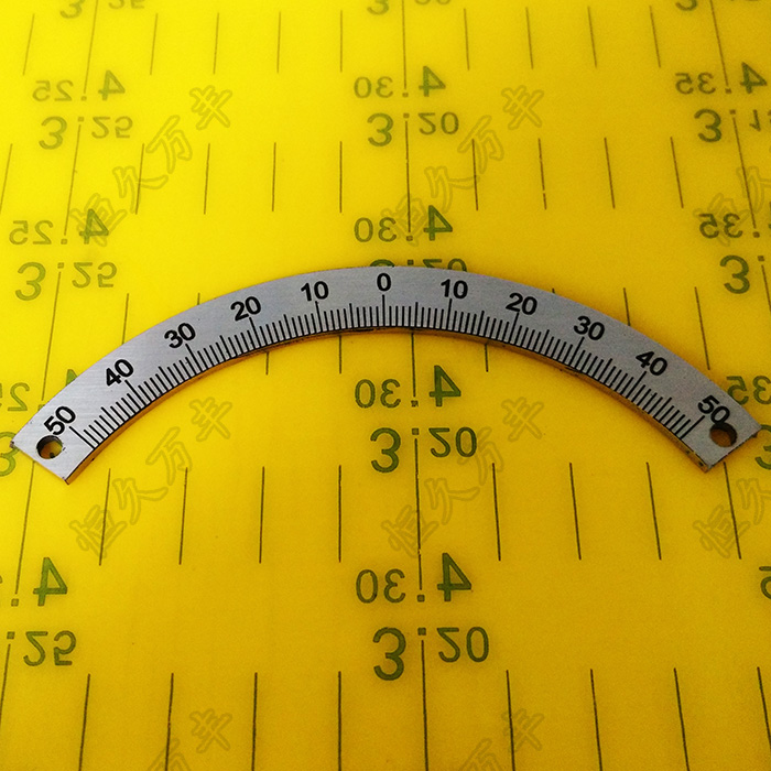 Medium - minute disc Semi - circular scale disc Mechanical accessories 100 degree scale disc 160#130#1 scale accessories