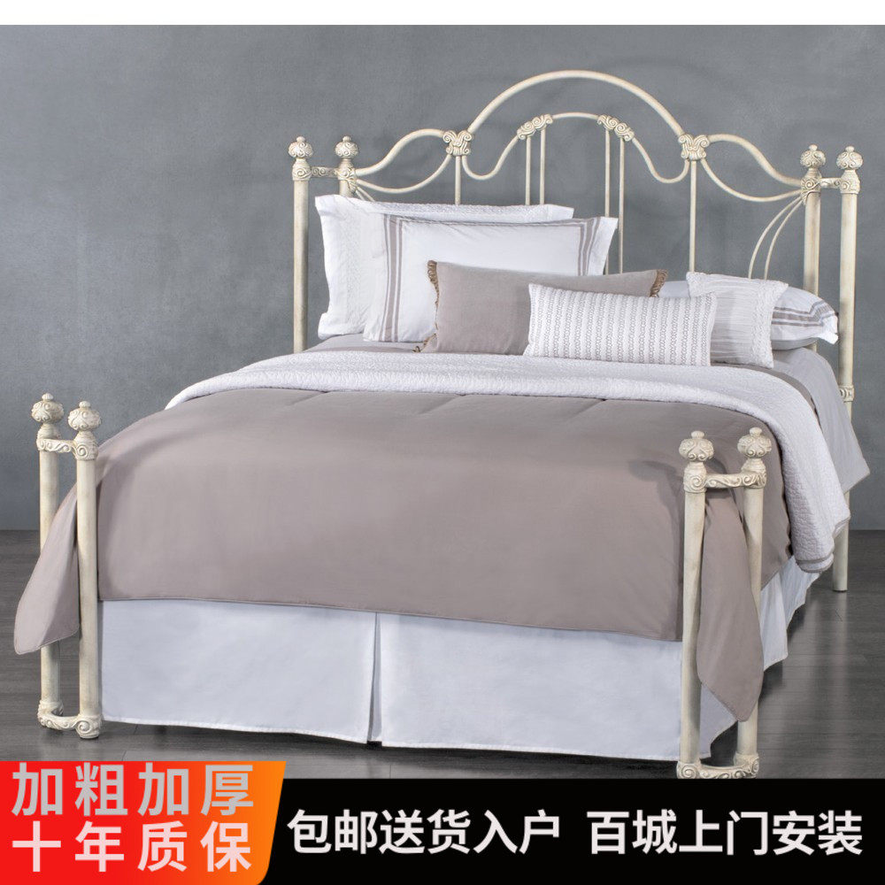 Retro Iron Art Bed 1 2 m Single Inins Net Red Princess Light Lavish Bed 1 5 1 8 m Double Bed Brief Modern