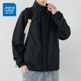 Демисезонная осенняя черная куртка, коллекция 2023