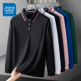 Лонгслив, весенняя элитная футболка polo, оверсайз