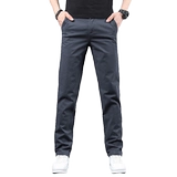 Мужские элитные летние эластичные штаны для отдыха, свободный прямой крой