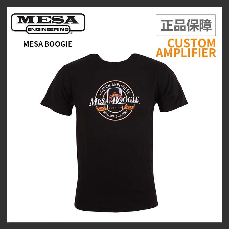 MESA Boogie Custom amplifire logo black memorial T-shirt