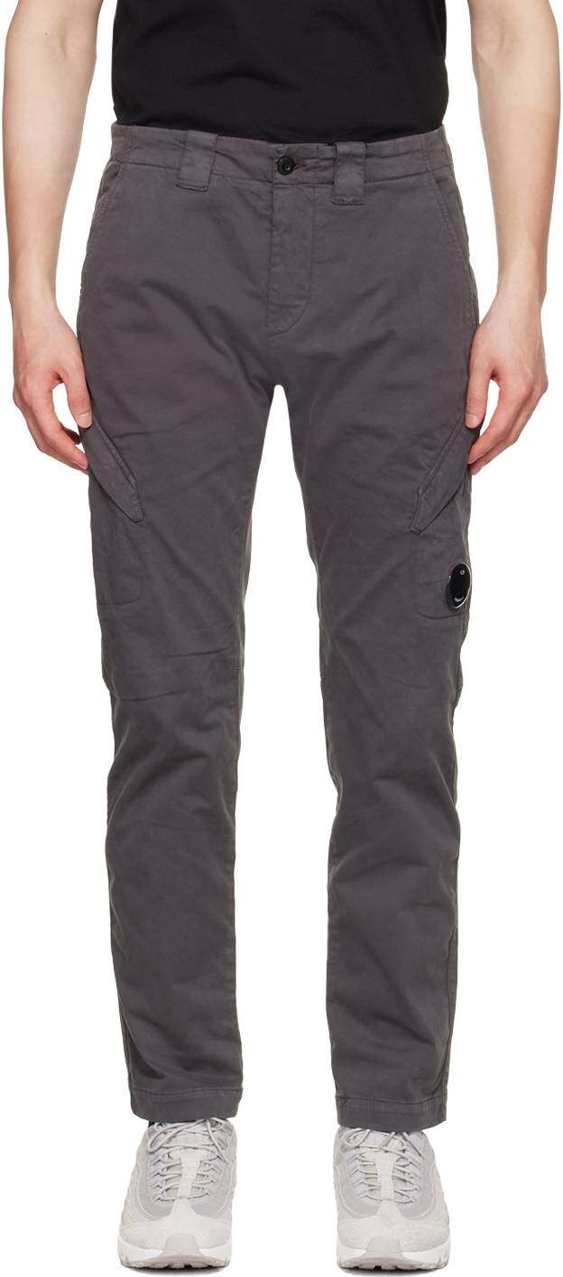 C p Company Gray Slim-Fit Worker Pants Men