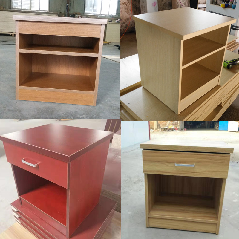 Hotel furniture bed hotel bedside table apartment room full set of furniture factory direct sales custom bedside table with drawers
