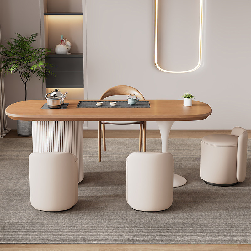 2026年宋氏美学实木茶桌椅组合：适合现代家庭的简约新中式阳台茶台该怎么选？