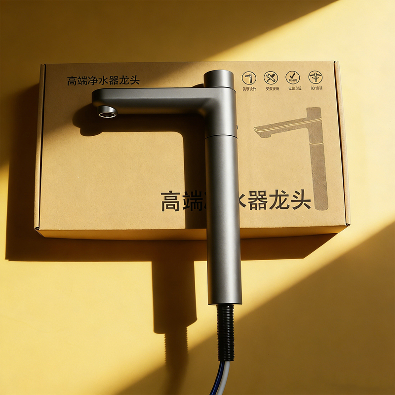 Water Purifier Accessories Knob Faucet Single/Double Water Stainless Steel Lead-Free 1/4 Inch 3/8 Inch Kitchen Water Purifier Outlet Faucet