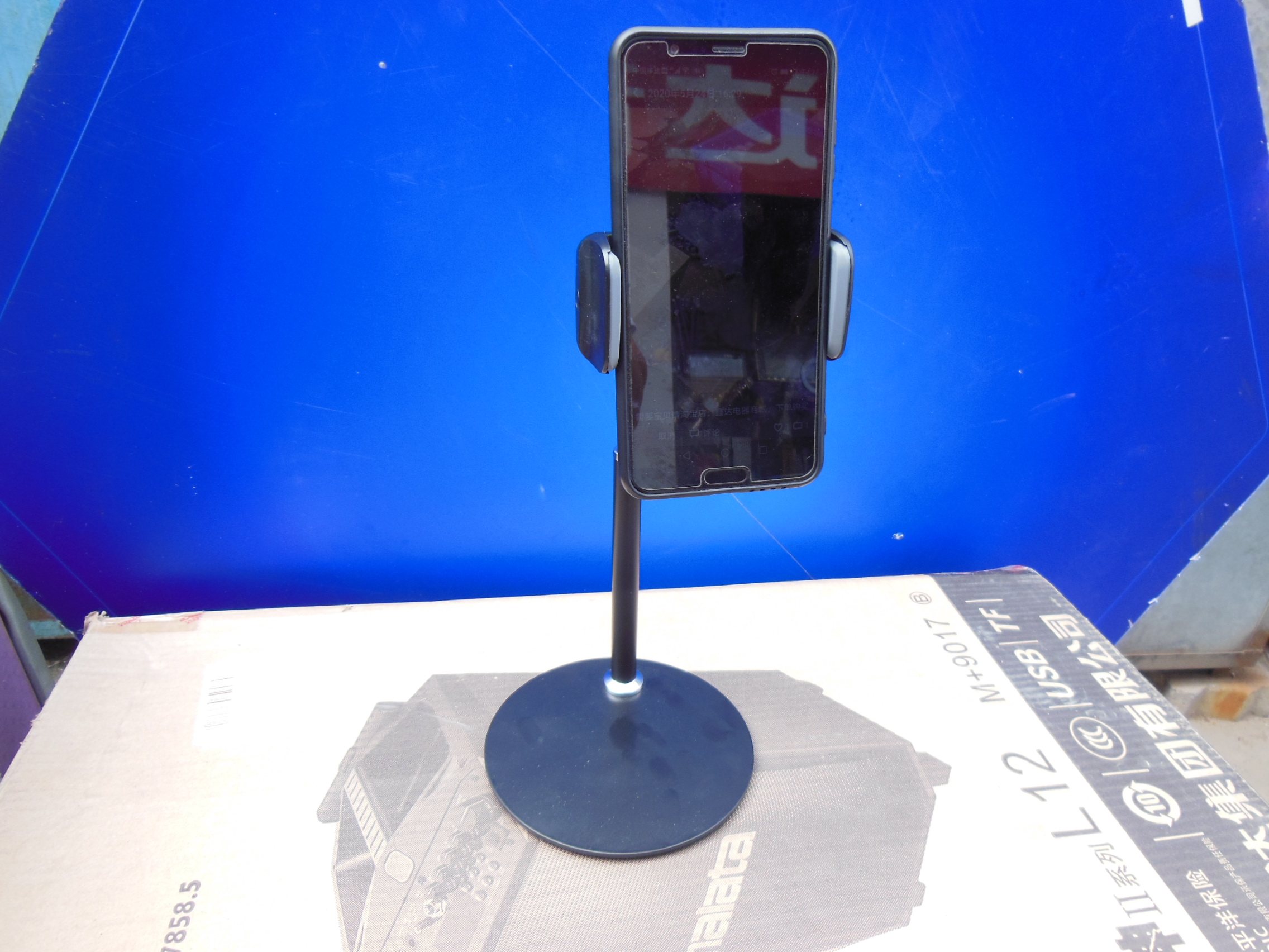 Large Disc Aggravating desktop phone holder clips Live Divine Instrumental High-end Metal Fine Bending Hoses Stable Not To Pour-Taobao