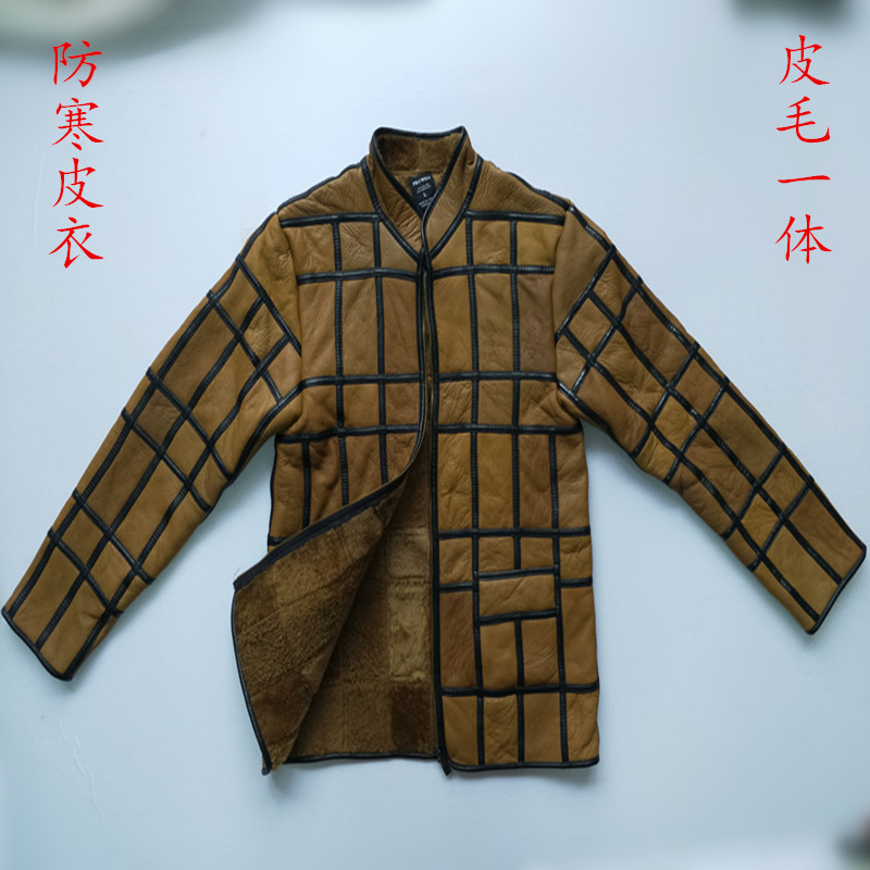 Mùa đông mới cừu xén lông cừu lông thú lông bông áo khoác ngoài trời cộng với nhung dày da nam ao ret mua dong cho nam